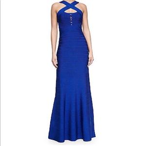 Hervé Leger Blue Sapphire Dress